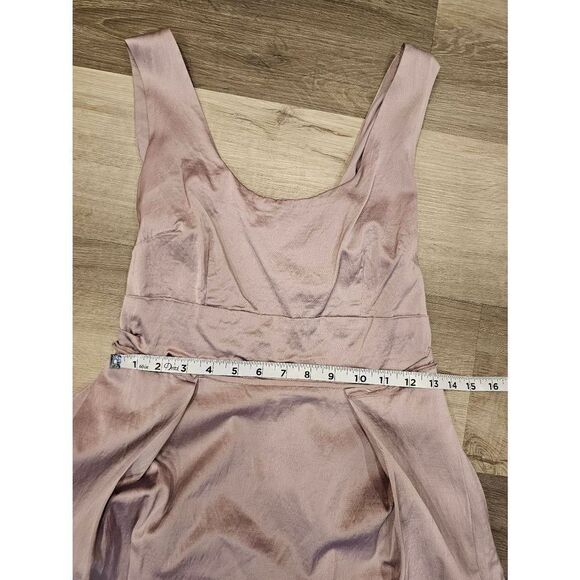 Ann Taylor size 2 Womens Lavender silver shimmer Dress - Picture 7 of 12